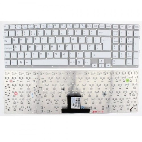 Keyboard Sony VPC-EB Series white vertical Latin